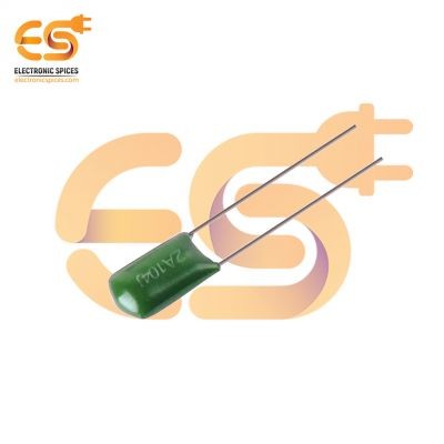 0.10μF 2A104J 100V CH11 Polyester Film Capacitor Pack of 5pcs